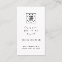 Benutzerdefiniertes Logo | Corporate Event Drink V