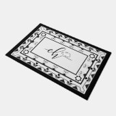 Benutzerdefiniertes Logo-Doormat für Chiara Fußmatte (Schrägansicht)