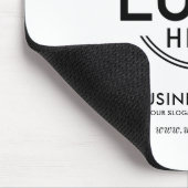 Benutzerdefiniertes Logo Einfache Minimalistische Mousepad (Ecke)