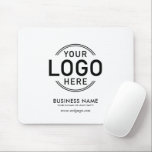 Benutzerdefiniertes Logo Einfache Minimalistische  Mousepad<br><div class="desc">Dieses saubere und einfache Logo Modern Minimalistisch Business Mousepad ist ein Werbeartikel-Geschenk für Mitarbeiter und Kunden. Es enthält einen Farbdruck von jedem Firmenlogo, Namensschild und Website oder zusätzlichen Text. Der weiße Hintergrund dieses beruflich aussehenden Swag-Produktes ist anpassbar und kann in jede andere Farbe angepasst werden, die Ihrem geschäftlichen Farbschema entspricht....</div>