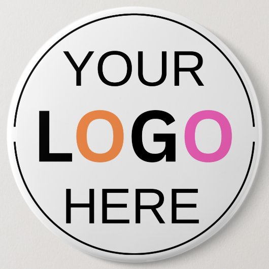 Benutzerdefiniertes Logo Einfache Pin/ Button (Vorderseite)
