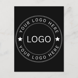 Benutzerdefiniertes Logo Einladungspostkarte