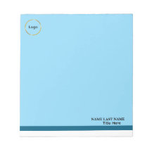Benutzerdefiniertes Logo Elegant Dusty Blue Weiß M