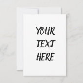 Benutzerdefiniertes Logo Elegante Modern Dankeschö Dankeskarte (Rückseite)