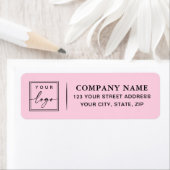 Benutzerdefiniertes Logo elegante rosa Business-Rü (Insitu)