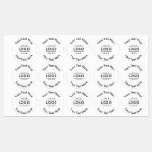 Benutzerdefiniertes Logo Etiketten (Blatt)