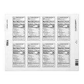 Benutzerdefiniertes Logo FDA-konformes Lebensmitte (Vorne)