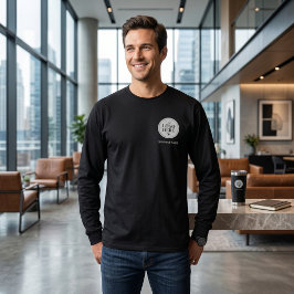 Benutzerdefiniertes Logo & Firmenname Modern Profe T-Shirt