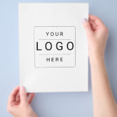 Benutzerdefiniertes Logo Flyer (Hand)