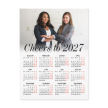 Benutzerdefiniertes Logo Foto Minimaler Kalender 2