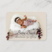 Benutzerdefiniertes Logo-Foto Modernes Symbol für Visitenkarte (Vorderseite)