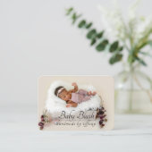 Benutzerdefiniertes Logo-Foto Modernes Symbol für Visitenkarte (Stehend Vorderseite)