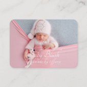 Benutzerdefiniertes Logo-Foto Modernes Symbol für  Visitenkarte (Vorderseite)