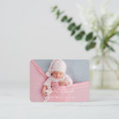 Benutzerdefiniertes Logo-Foto Modernes Symbol für  Visitenkarte (Stehend Vorderseite)