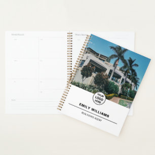 Benutzerdefiniertes Logo Foto Real Anwesen Broker Planer