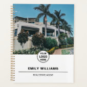 Benutzerdefiniertes Logo Foto Real Anwesen Broker Planer (Vorderseite)