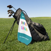 Benutzerdefiniertes Logo-Foto und Golf-Handtuch fü Golfhandtuch (Gras)