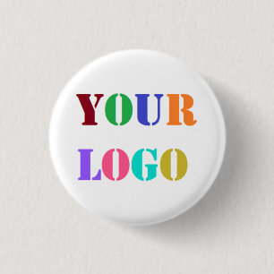 Benutzerdefiniertes Logo Foto Werbeunternehmen But Button