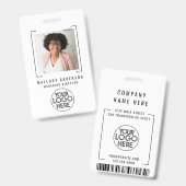 Benutzerdefiniertes Logo für Berufliche Unternehme Ausweis (Vorder- & Rückseite)