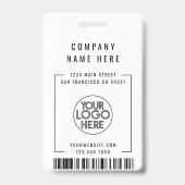 Benutzerdefiniertes Logo für Berufliche Unternehme Ausweis (Rückseite)