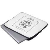 Benutzerdefiniertes Logo für Berufliche Unternehme Laptopschutzhülle (Vorne Knopf)