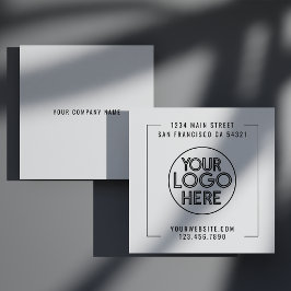 Benutzerdefiniertes Logo für Berufliche Unternehme Quadratische Visitenkarte