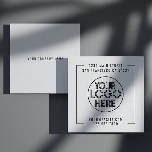 Benutzerdefiniertes Logo für Berufliche Unternehme Quadratische Visitenkarte