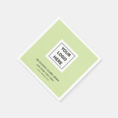 Benutzerdefiniertes Logo für Business Events Paper Serviette (Ecke)