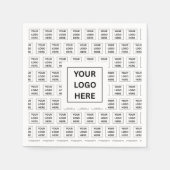 Benutzerdefiniertes Logo für Business Events Paper Serviette (Vorderseite)