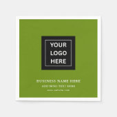 Benutzerdefiniertes Logo für Business Events Paper Serviette (Vorderseite)