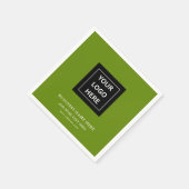 Benutzerdefiniertes Logo für Business Events Paper Serviette (Ecke)