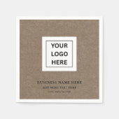 Benutzerdefiniertes Logo für Business Events Paper Serviette (Vorderseite)