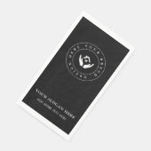Benutzerdefiniertes Logo für Business Events Paper Serviette (Ecke)