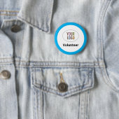 Benutzerdefiniertes Logo für das Blauer Freiwillig Button (Beispiel)