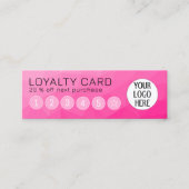 Benutzerdefiniertes Logo für das geometrische Mesh Treuekarte (Vorderseite)