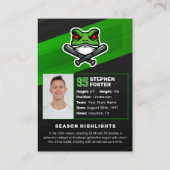 Benutzerdefiniertes Logo für den Handel mit Green Telefonnummerkarte (Rückseite)