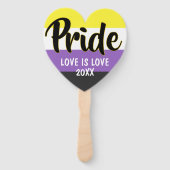 Benutzerdefiniertes Logo für den Stolz eines nicht Fächer (Vorderseite)