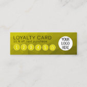 Benutzerdefiniertes Logo für gelbes Gradient Geome Treuekarte (Vorderseite)