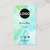 Benutzerdefiniertes Logo für holografische Optik Visitenkarte (Vorderseite)