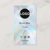 Benutzerdefiniertes Logo für holografische Optik Visitenkarte (Vorderseite)