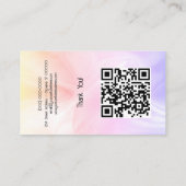 Benutzerdefiniertes Logo für holografische Optik Visitenkarte (Rückseite)