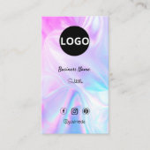 Benutzerdefiniertes Logo für holografische Optik Visitenkarte (Vorderseite)