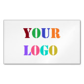 Benutzerdefiniertes Logo für Ihr Visitenkarten-Mag Magnetische Visitenkarte (Vorderseite)