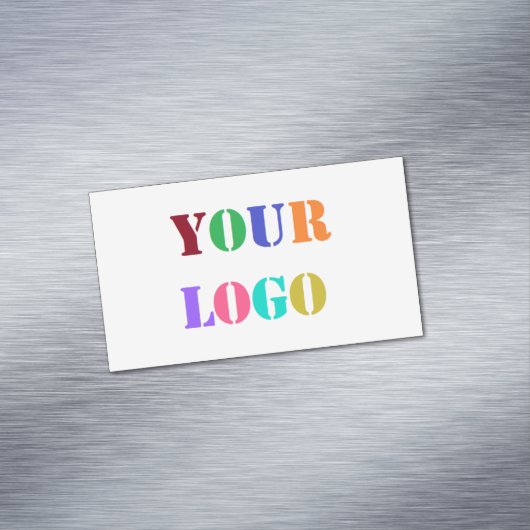 Benutzerdefiniertes Logo für Ihr Visitenkarten-Mag Magnetische Visitenkarte (Beispiel)