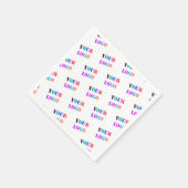 Benutzerdefiniertes Logo für Ihre Werbeaktion Pers Serviette (Ecke)