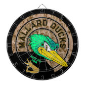 Benutzerdefiniertes Logo für Mallard Ducks Dartscheibe (vorne)