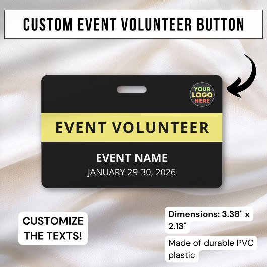 Benutzerdefiniertes Logo für Minimalistische Black Ausweis