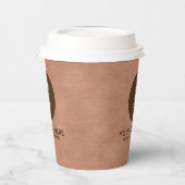 Benutzerdefiniertes Logo für rustikale Fahrzeuge m Pappbecher (Links)