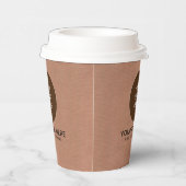 Benutzerdefiniertes Logo für rustikale Fahrzeuge m Pappbecher (Rechts)