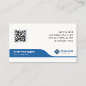 Benutzerdefiniertes Logo für sauberes und modernes Visitenkarte (Vorderseite)